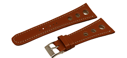 Bracelet montre chronosport marron.Disponible de 18mm à 28mm