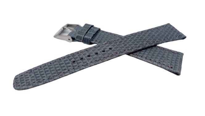 Bracelet montre en lézard modèle classique,dispo.de 6mm à 10mm