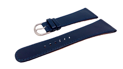 Bracelet montre bleu en 28mm -Modèle plat