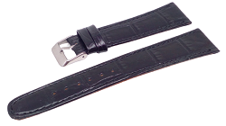 Bracelet montre façon croco en 16mm,18mm et 20mm