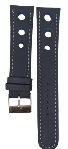 Bracelet montre chronosport - bleu couture blanche