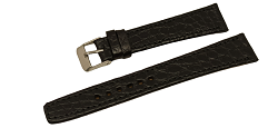 Bracelet en crocodile modèle classique en 18mm avec boucle de 14mm