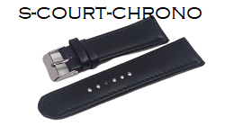 Bracelet montre s-court-chrono, disponible de 22 à 28mm