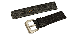 Bracelet en crocodile en 22mm
