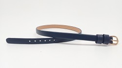 Bracelet montre en cuir pour montre avec anses soudées,dispo en 6mm et 8mm-Modèle double tour