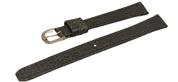 Bracelet montre en lézard-Gris 10 et 12mm