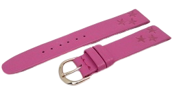 Bracelet montre rose disponible de 14 à 20mm