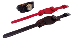 Bracelet montre en 12 et 14mm avec plaque américaine