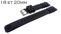 Bracelet montre extra long en 18 et 20mm