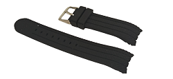 Bracelet montre silicone en 22mm avec les anses arrondies