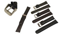 Bracelet montre rvchrono-6mm d'épaisseur noir-Couture au choix